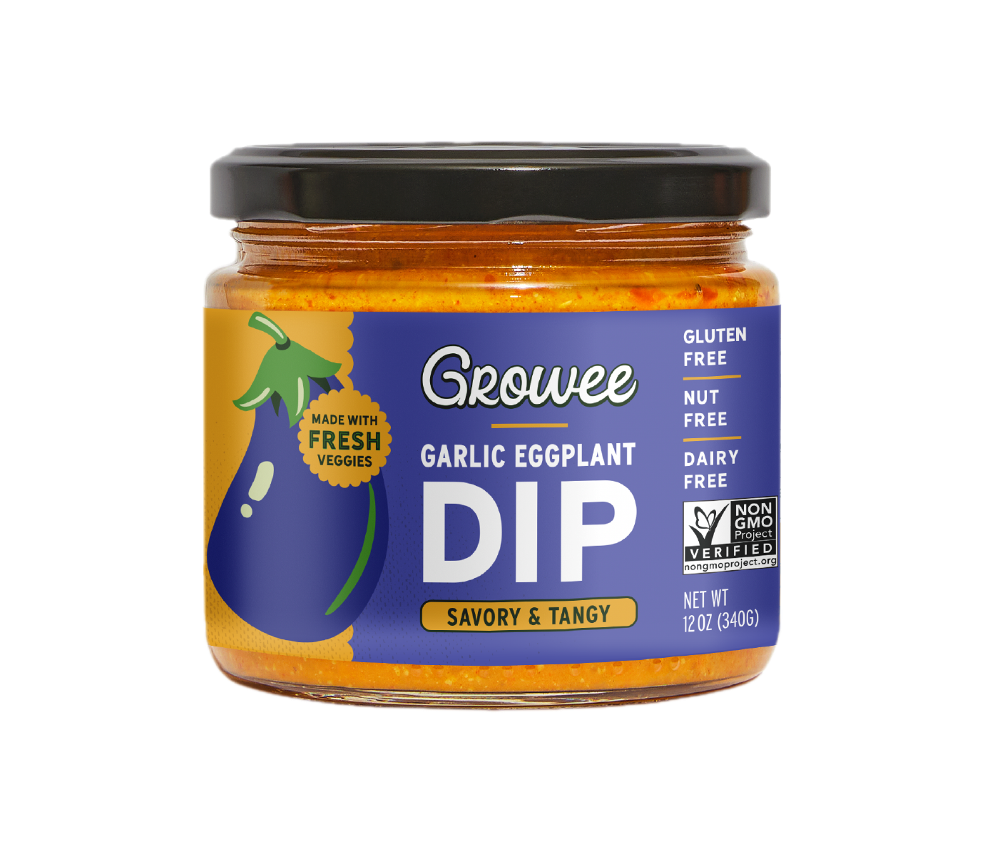 Garlic Eggplant Dip and Spread